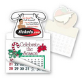 Telephone Shape Custom Printed Calendar Pad Sticker W/Tear Away Calendar